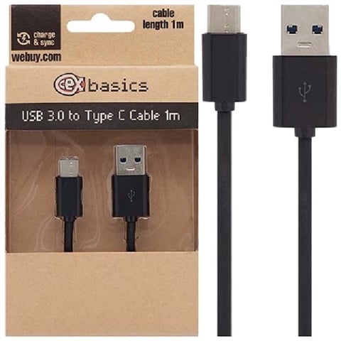 CeX basics - USB 3.0 a Micro USB TYPE C Cable 1m